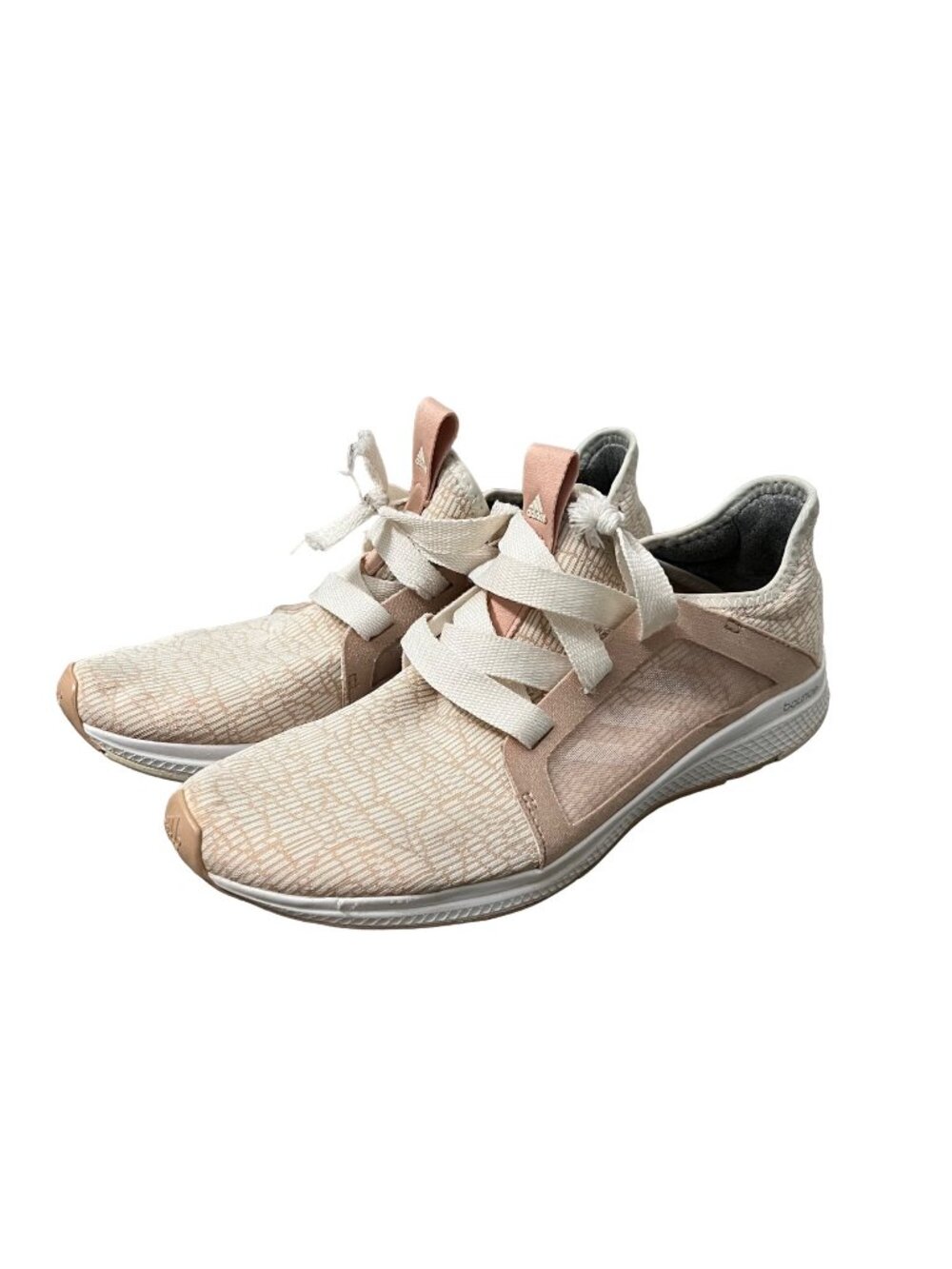 Adidas Womens Edge Lux Pink Rose Pearl CQ1239 Knit Running Sneakers Size 9.5